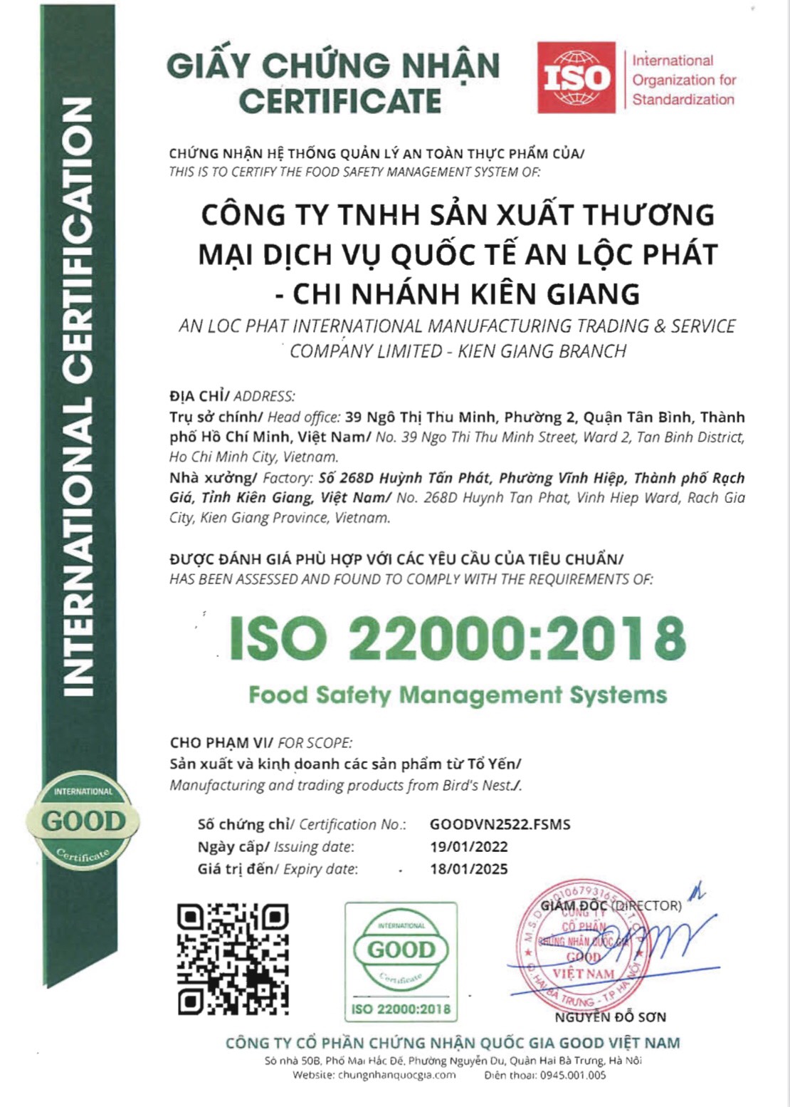 Iso 22000:2018